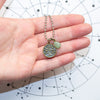 Libra & Green Aventurine Charm Necklace