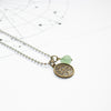 Libra & Green Aventurine Charm Necklace