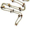 Long Beaded Tiger's Eye Necklace