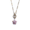 Amethyst Star Toggle Necklace