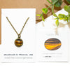 Mini Simple Tiger's Eye Necklace