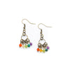 Dainty Rainbow Blossom Earrings