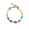 Rainbow Pebble Beaded Bracelet