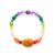 Rainbow Pebble Stretch Bracelet