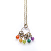 Dainty Rainbow Blossom Necklace