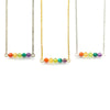 Dainty Rainbow Bar Bracelet