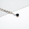 Obsidian Chain Anklet