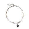 Obsidian Chain Bracelet