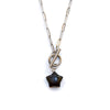 Obsidian Star Toggle Necklace