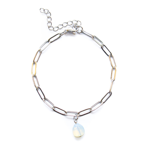 Opalite Chain Anklet