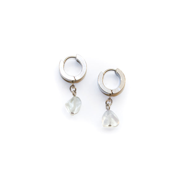 Opalite Huggie Hoop Earrings