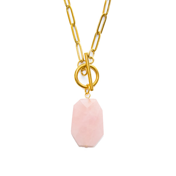 Open Heart Toggle Necklace