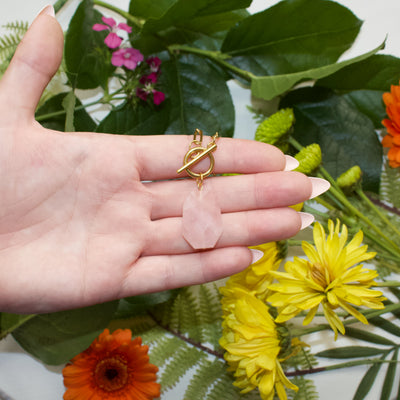 Open Heart Toggle Necklace