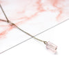 Rose Quartz Y Necklace