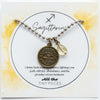 Sagittarius & Citrine Charm Necklace