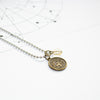 Sagittarius & Citrine Charm Necklace