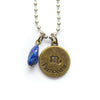 Scorpio & Lapis Lazuli Charm Necklace