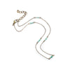 alternative view of amazonite beaded necklace