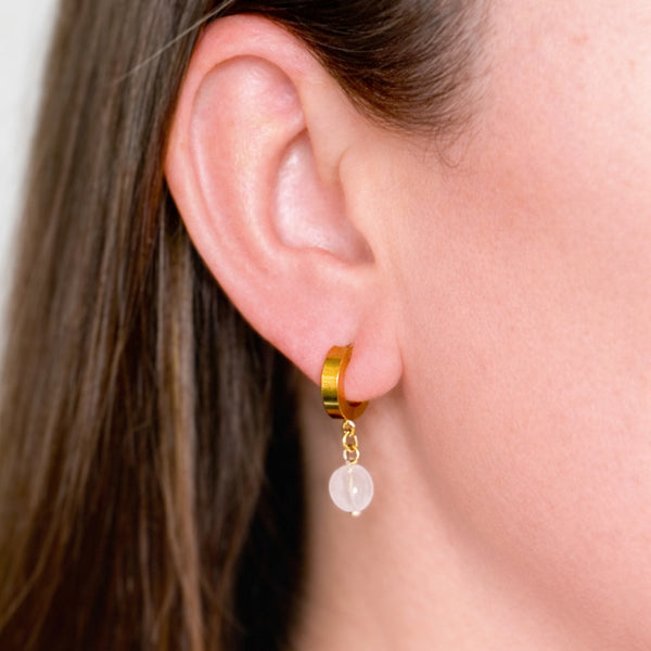 Soft Glow Hoops