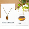 Tiny Tiger's Eye Necklace