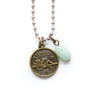 Virgo & Amazonite Charm Necklace