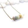 Amazonite Bar Necklace - Natural Gemstone Necklace