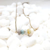 Amazonite Bar Necklace - Natural Gemstone Necklace