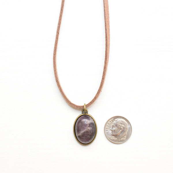 Amethyst Gemstone Choker