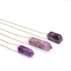 Amethyst Double Point Necklace