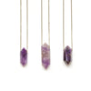 Amethyst Double Point Necklace