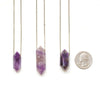 Amethyst Double Point Necklace