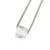 Raw Amethyst Necklace - Natural Gemstone Jewelry