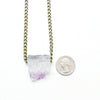 Raw Amethyst Necklace - Natural Gemstone Jewelry