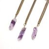 Amethyst Necklace - Natural Gemstone Jewelry