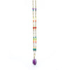 Amethyst Rainbow Beaded Long Necklace