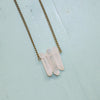 Angel Aura Quartz Necklace - Crystal Quartz Jewelry