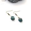 Apatite and Rainbow Moonstone Earrings - Natural Gemstone Jewelry