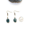 Apatite and Rainbow Moonstone Earrings - Natural Gemstone Jewelry