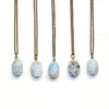 Aquamarine Gemstone Necklace - Natural Gemstone Jewelry