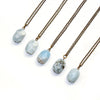 Aquamarine Gemstone Necklace - Natural Gemstone Jewelry