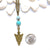 Arrowhead and Turquoise Necklace - Southwestern Boho Jewelry