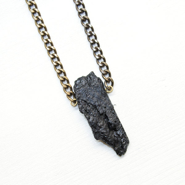 Black Tourmaline Choker - Natural Gemstone Jewelry