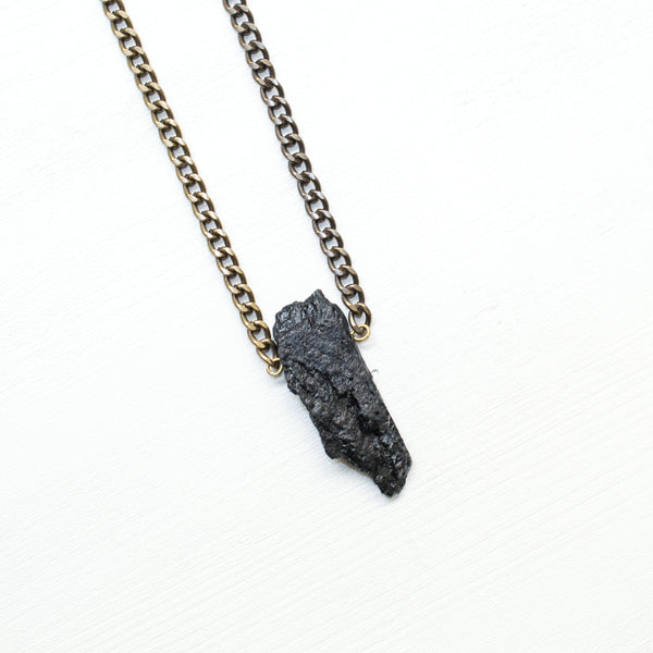 Black Tourmaline Choker - Natural Gemstone Jewelry