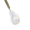 Blue Lace Agate Large Slab Necklace - Coastal Collection