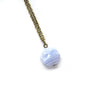 Blue Lace Agate Octagon Necklace - Coastal Collection