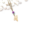 Cactus and Turquoise Necklace - Southwestern Boho Jewelry