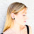 Root Chakra Gemstone Earrings | Black Agate Gemstone Earrings | The "Stay Grounded" Earrings