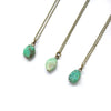 Chrysoprase Nugget Dainty Necklace - Coastal Collection