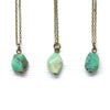 Chrysoprase Nugget Dainty Necklace - Coastal Collection