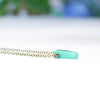 Chrysoprase Teardrop Necklace - Coastal Collection